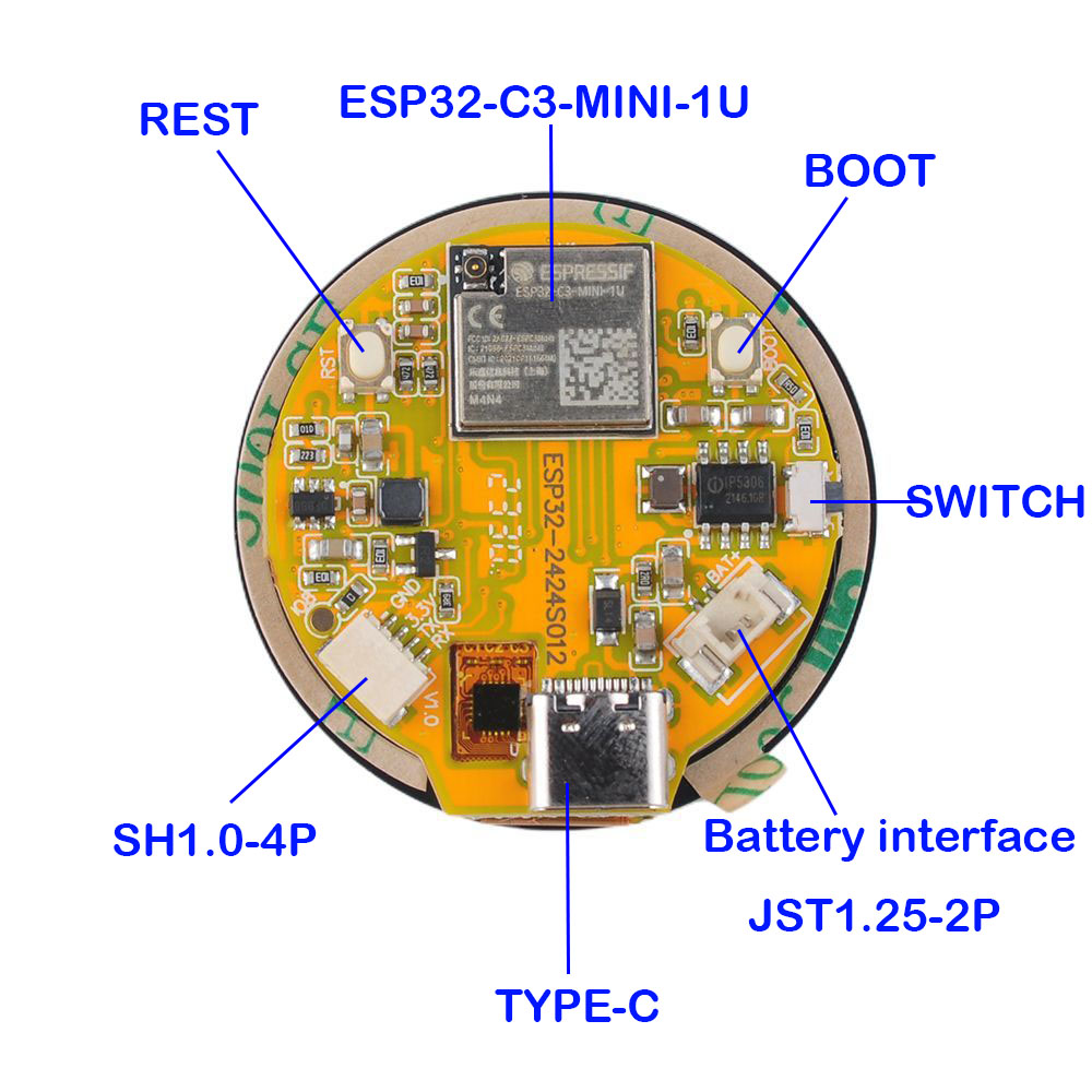 ESP32 ekran 1.28 inç ESP32-C3  - Home Automation With Arduino incelemesi ve fiyatı