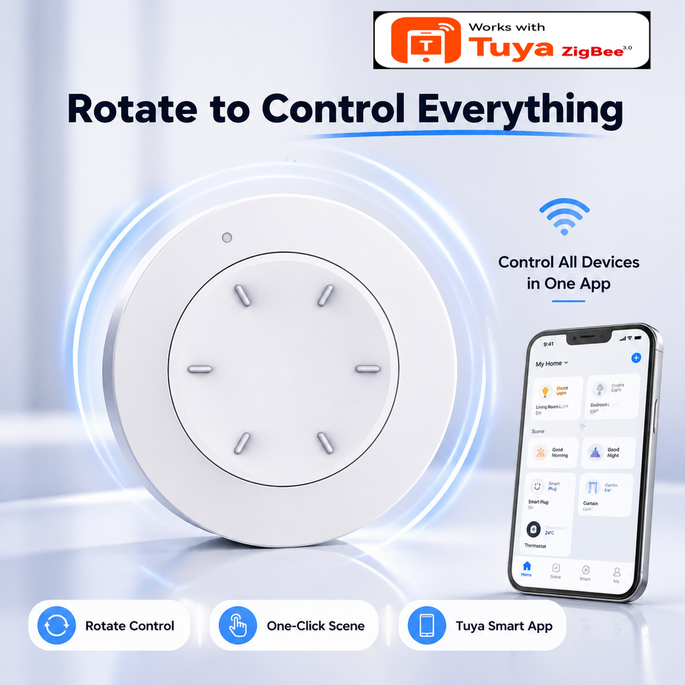 Akıllı ZigBee Düğme Anahtarı T - Home Automation Ideas incelemesi ve fiyatı