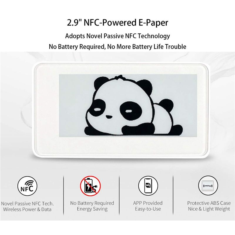 Yeni 2.9 İnç Kablosuz NFC Dest - Display Epaper 2.9 incelemesi ve fiyatı
