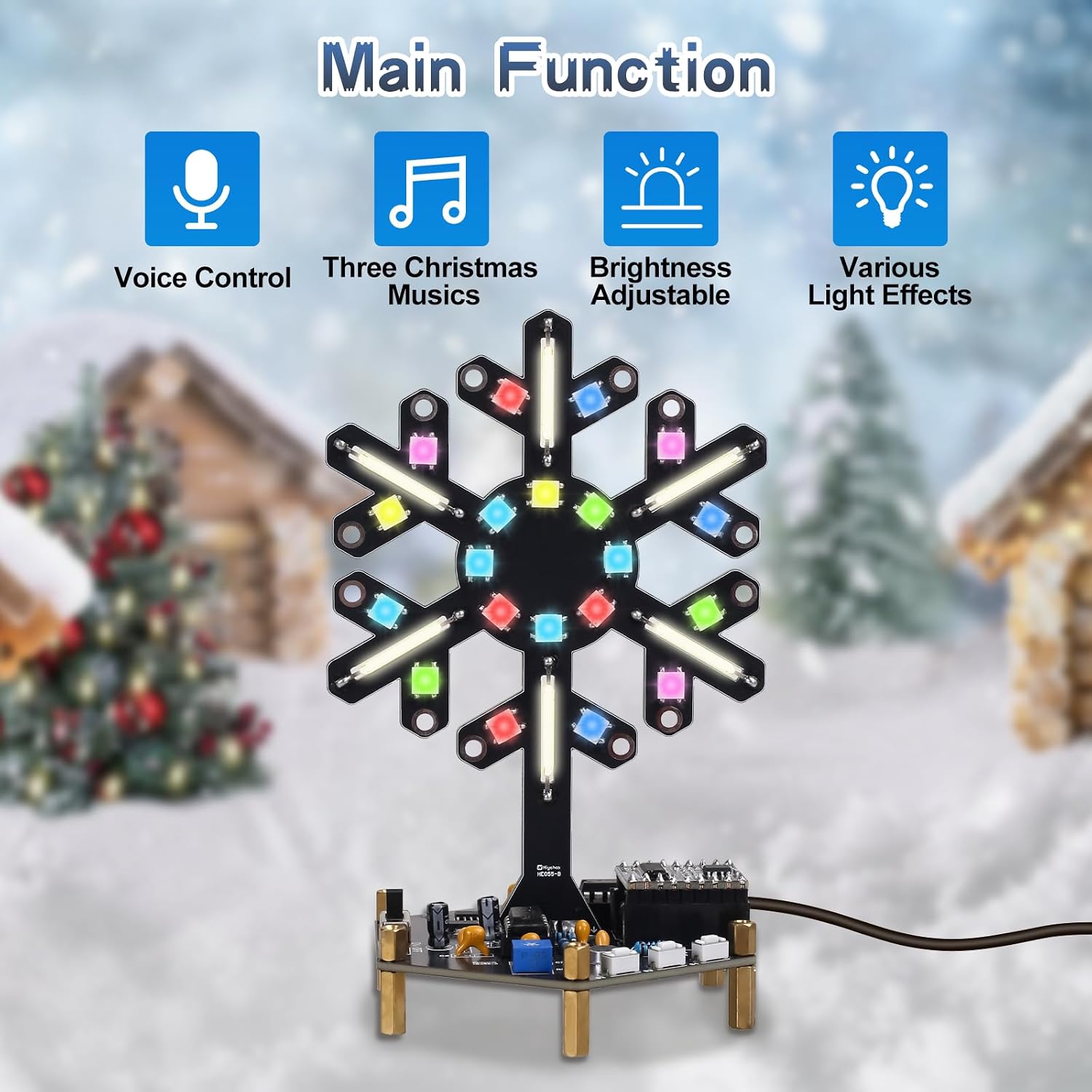 Ses Kontrollü Spektrum Işık Le - Home Automation Diy incelemesi ve fiyatı